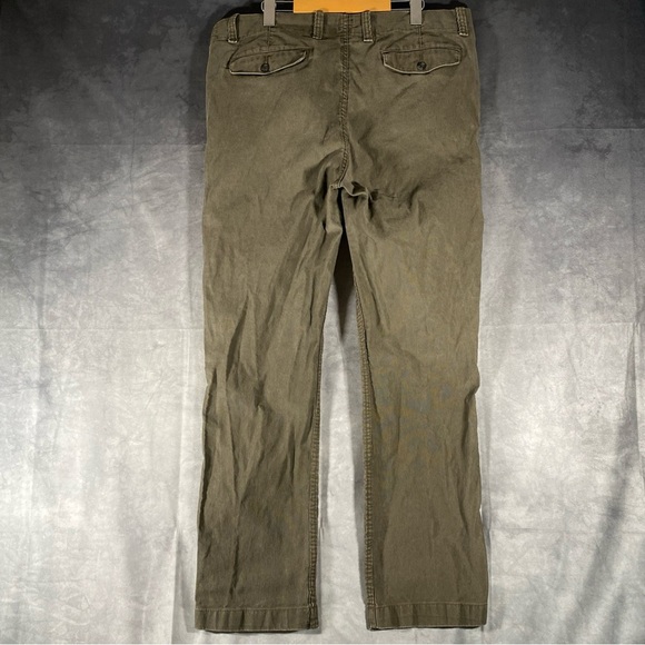 Gap Corduroy Pants Men's Size 40x32 Slim Fit Gray Straight Casual - Picture 6 of 11